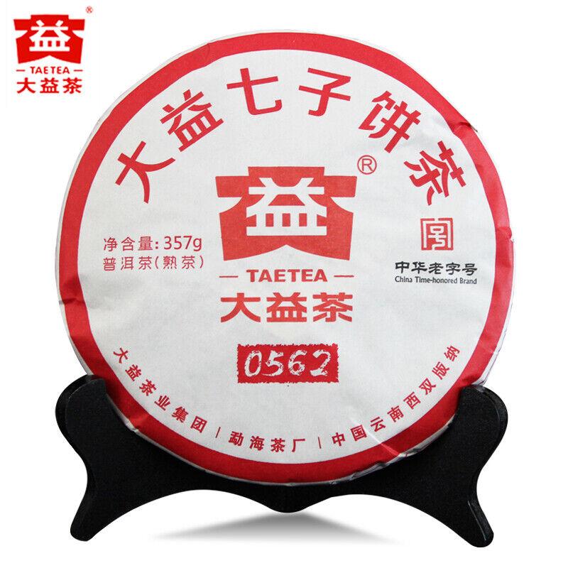 TAE TEA 0562 * 2018 Yr Yunnan Menghai Tea Factory Dayi Puer Zralý Pu-erh Tea 357g