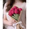 Crochet Tulip Flower Bouquet Gift Handmade Knitted Tulips Valentine’s Day Mother’s Day Anniversary Birthday Home Decor Present
