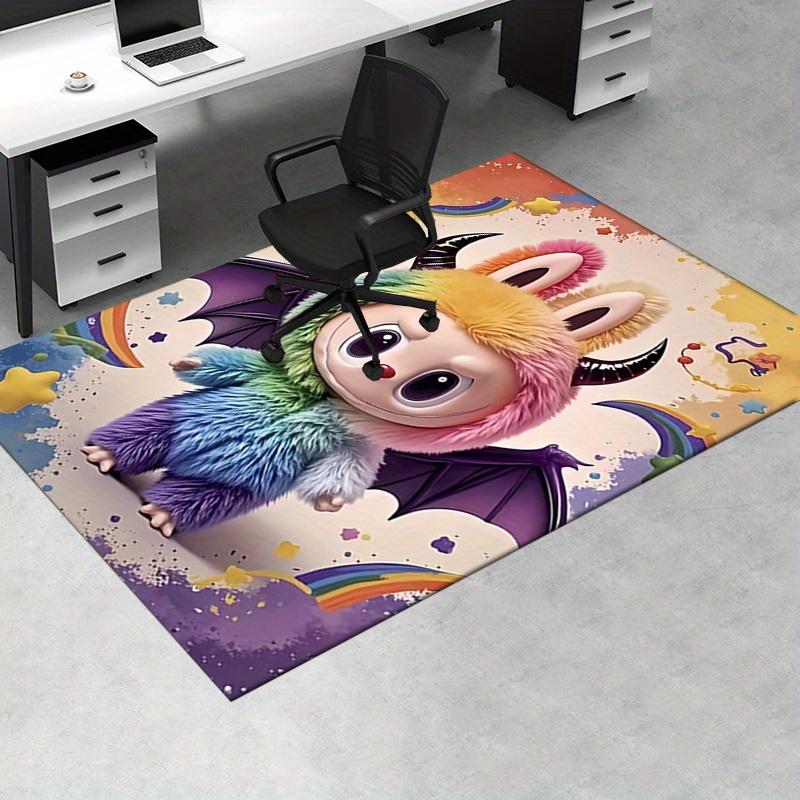 1pc Archangel,Labubu Office Carpet Soft Polyester Entrance Carpet Washable Non slip Machine Washable