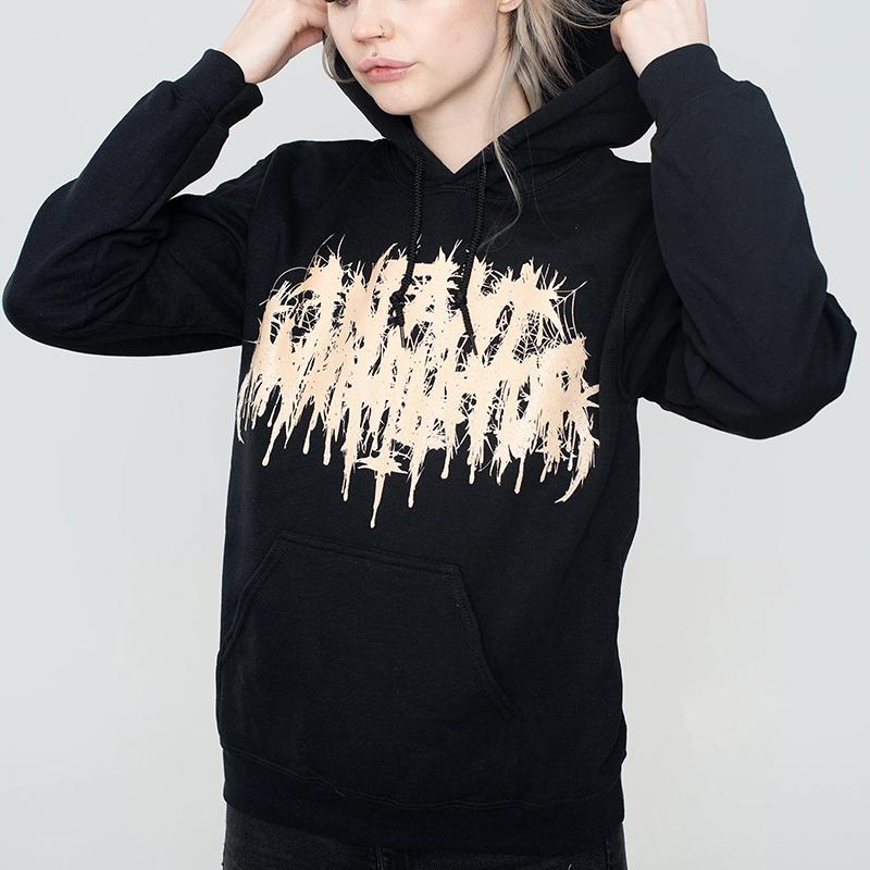 Gothic Skull Print Men's Hoodies Pullover Autumn Casual Clothes Women Tops Outdoor Street Sweatshirts