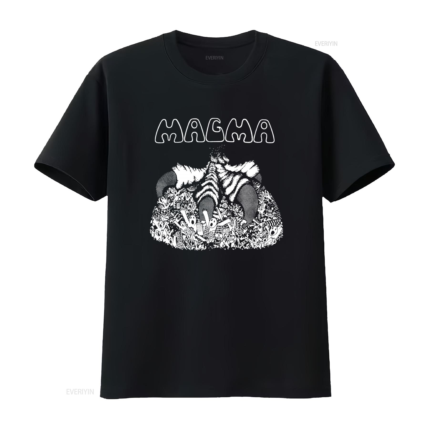 

MAGMA Prog Rock T Shirt Unique Art Print Retro Vibes Comfortable Cotton Blend vintage Washed Stretched Stylish Casual Soft 4XL