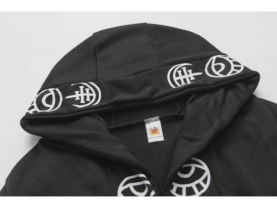 Langärmliger Cardigan-Pullover mit Punk-Mondmuster für Damen