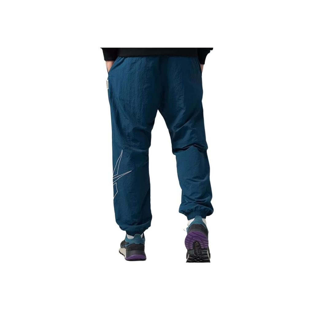 Reebok Comfortable Woven Sports Casual Pants Unisex Bottoms Legion-Blue 24FRM603UGBA