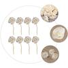 8 Pcs Air Freshener Rattan Sola Flower Office Fragrance for Man Rattans Wooden Perfume Diffuser Essential Oil Sticks