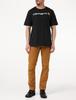 Carhartt Plus Size Signature Short Medium Weight US Black Men's T-Shirt, Logo, Sleeve, Jersey, K195, Size XL, Color