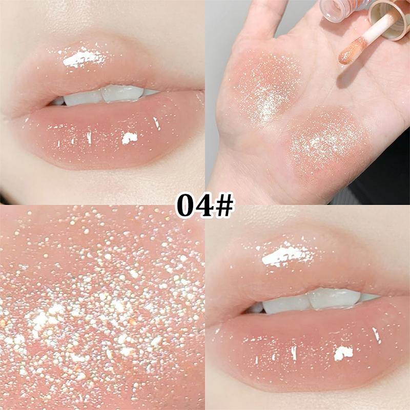 Sakinuo Hydra Bright Flash Lip Gloss Love Fine Flash Cross Border Pearl Water Beep Lip Mirror Lip Gloss