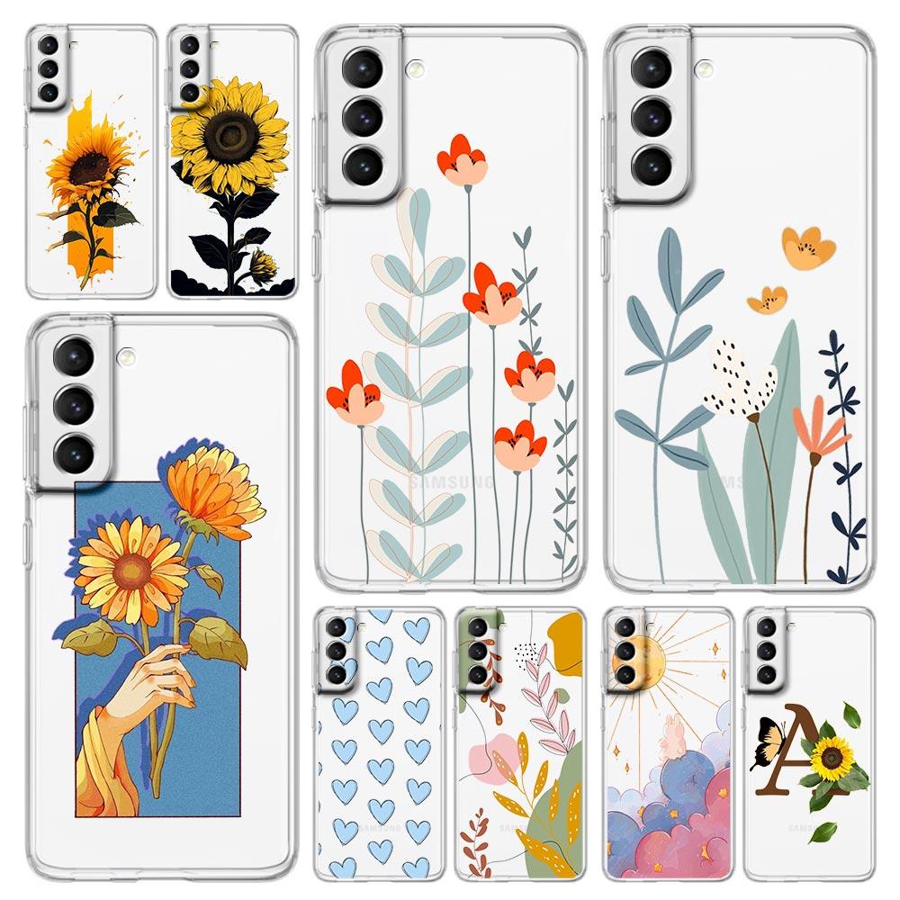 Phone Case For Samsung Galaxy S24 Ultra S23 FE S22 S20 S21 5G S10 S9 Plus S10E S8 Soft Silicone Cute Cartoon Candy Painted Cover