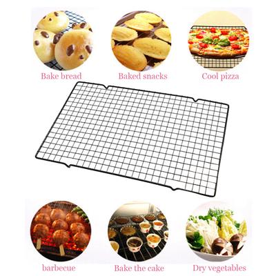 Stainless Steel Wire Grid Cool Rack BBQ Cake Safe Oven Kitchen Baking Tools New
