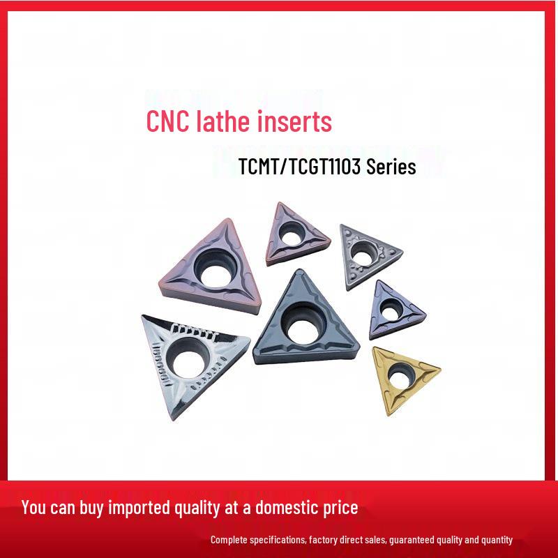 TCMT11/TCGT110204 Series 60° Triangular CNC Lathe Inserts for Fine Grinding