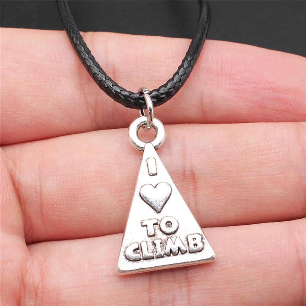 Sports Travel Adventure Themed Pendant Antique Bronze Silver Metal Mom Collar Necklace Hot Sale