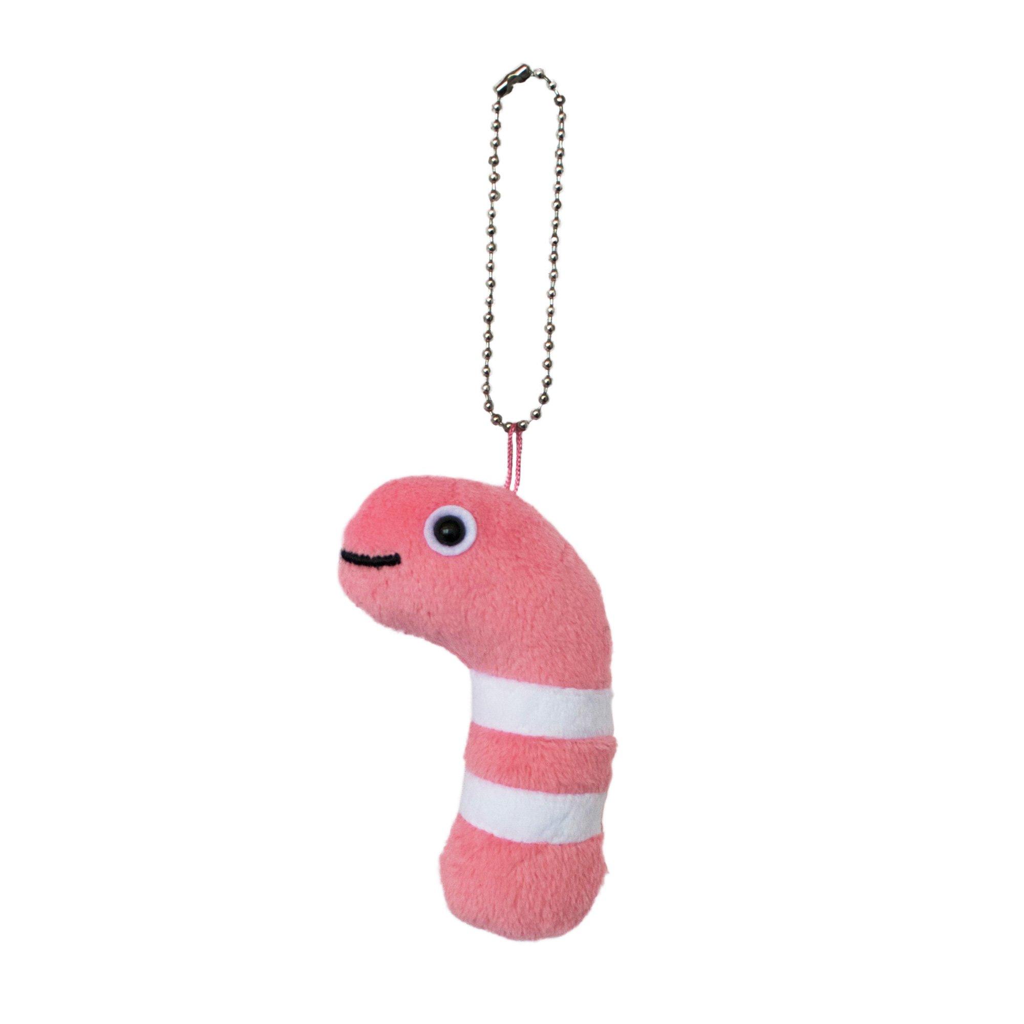 

[Aqua] Plush Marine Keychain - Garden Eel (Pink) 00050148