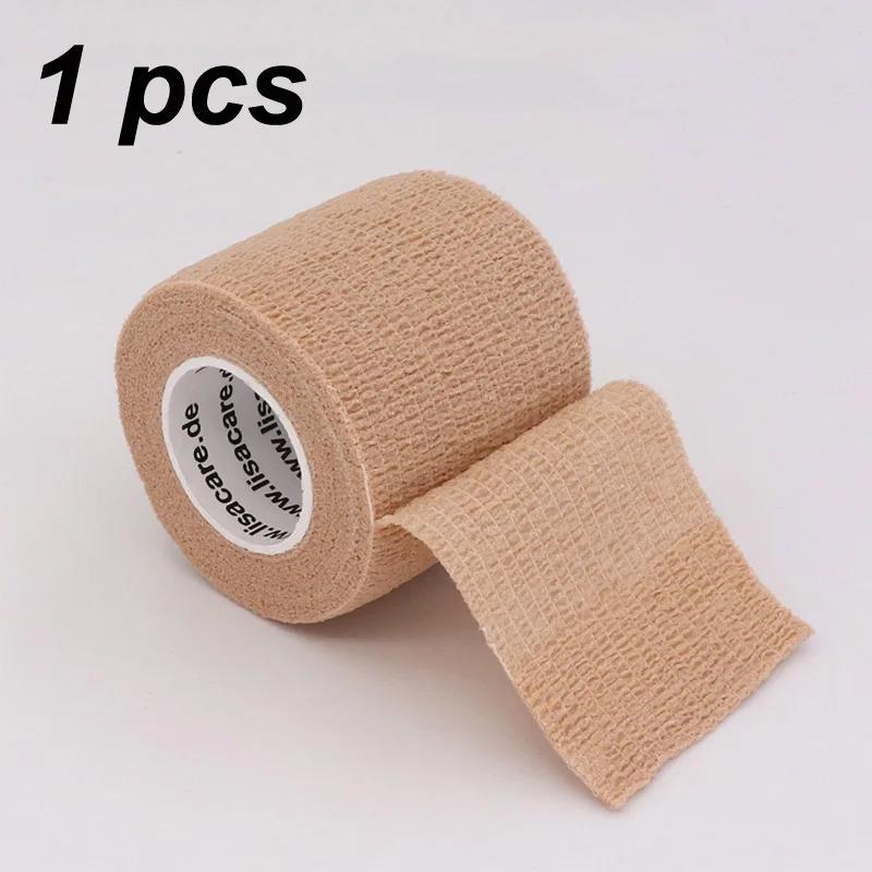 Beige Colorful Sport Self Adhesive Elastic Bandage Wrap Tape 4.8m Elastoplast For Knee Support Pads Finger Ankle Palm Shoulder