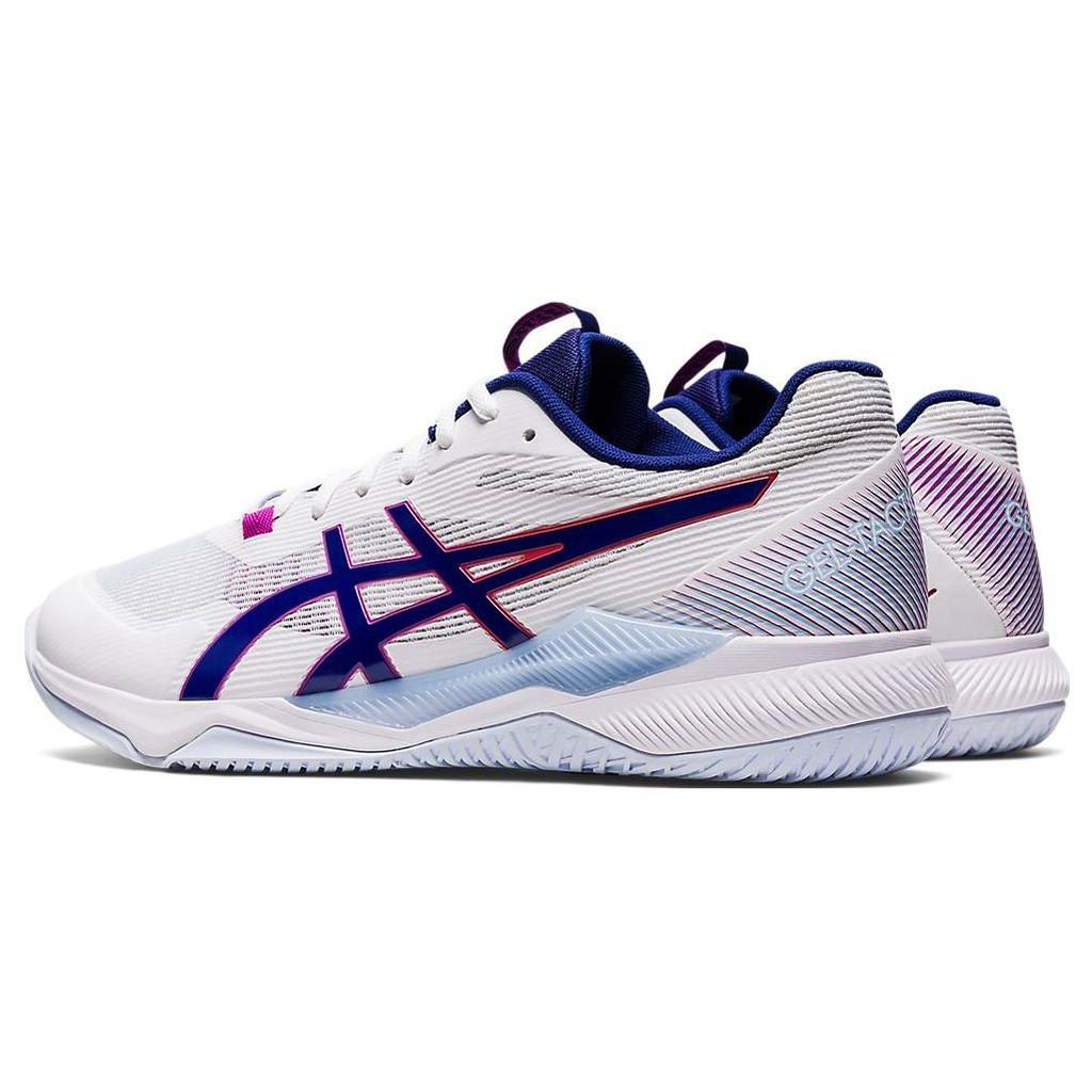 Asics Gel Tactic White Dive Blue Unisex Sneakers 1073A051-103