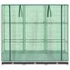 Vidaxl Raised Planter With Greenhouse, Rattan Look, 120X40X123 Cm