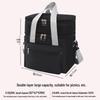 Large Capacity Double-Layer Lunch Bag for Outdoor Camping and Picnics with Optional Crossbody Strap