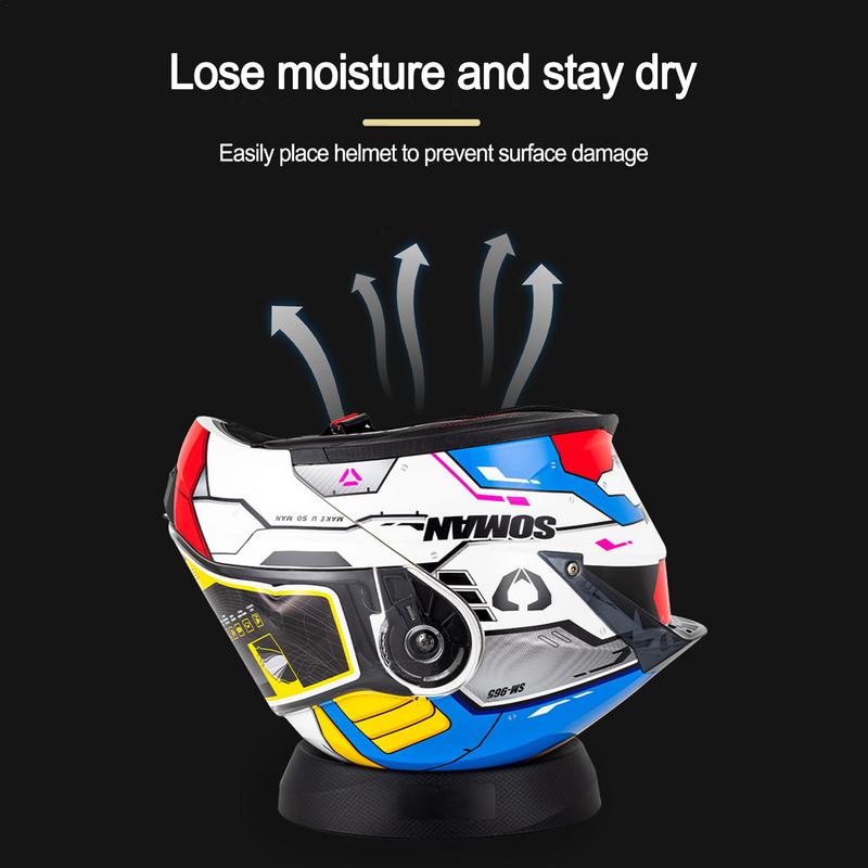 Motorcycle Helmets Stand | Soft Cushion Base Safety Hat Stand | Portable Helmets Service Pad Donut Ring for Motorcycle Helmets