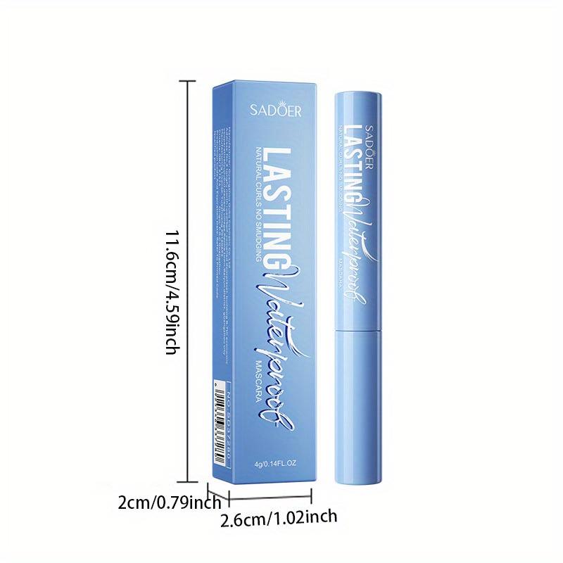 

Smudge Proof Waterproof Mascara Long Wearing Volumizing Lengthening Curling Lash Enhancer for Stunning Eyes 1