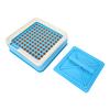 100 Holes Capsules Filling Tool Empty Capsule Plates Capsule Filling Machine 1#Blue 1#