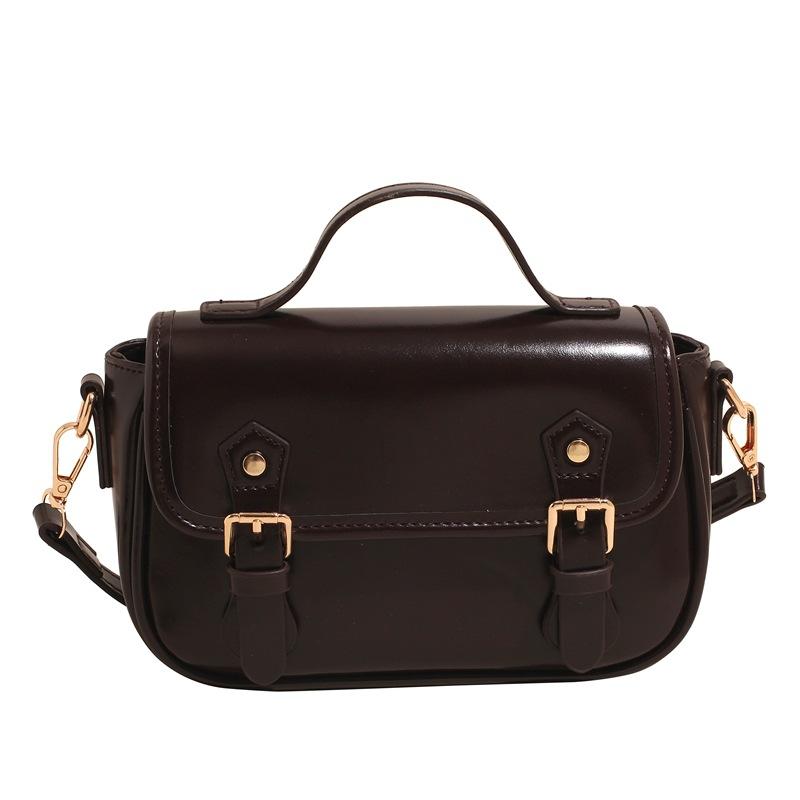 Korean Version of the New Fashion Portable Small Square Bag Women's 2025 Spring Niche Simple Shoulder Bag High-end Messenger Women's Bag