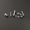 Stainless Steel 304 Round Head Hex Socket Screw & Nut Combo - 500pcs (M3, M4, M5)