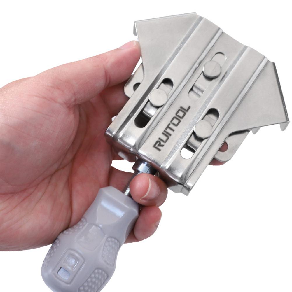 Stainless Steel Right Angle Clamp Versatile Woodworking Tool for Precise 90Degree Fixing Clamp for