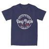 Deep Purple Album Machine Head Smoke On the Water Print English Rock Band Cotton Basic Tee Men Women Short Sleeve Oversized Graphic Print Summer