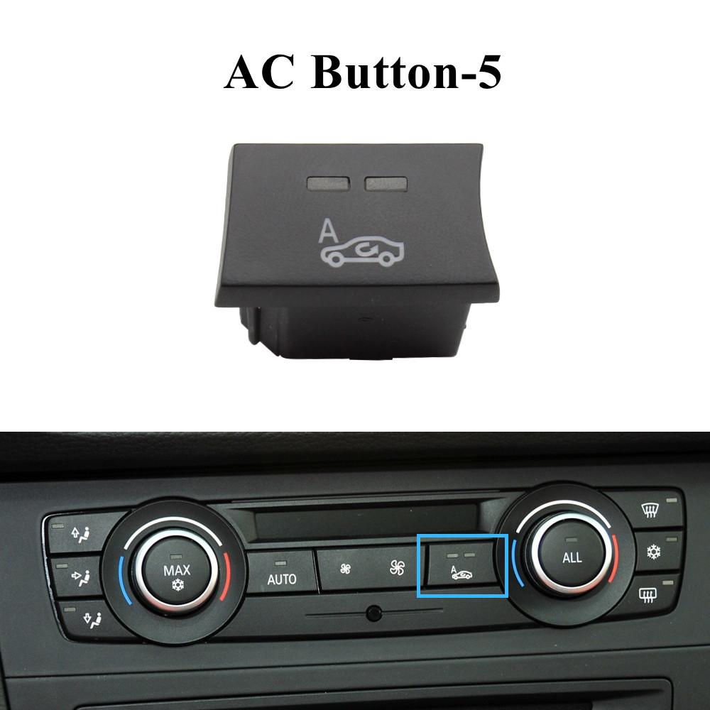 Car AC Conditioning Button Air Circulation Heater Climate Control Fan Volume For BMW 1 3 Series X1 X3 E90 E91 E92 E93 F25