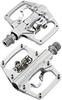 KCNC Lightweight Aluminum Bicycle Binding Pedals Clipless Platform Pedals Silver