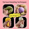 Colorful Squishy Dumplings Simulation Food Steamed Stuffed Bun Squeeze Toy Anti-Stress Sensory Relief For Adults Funny Gifts