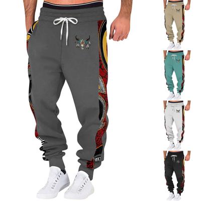 Pantalones deportivos de primavera para hombre, holgados, informales, para correr, de algodón