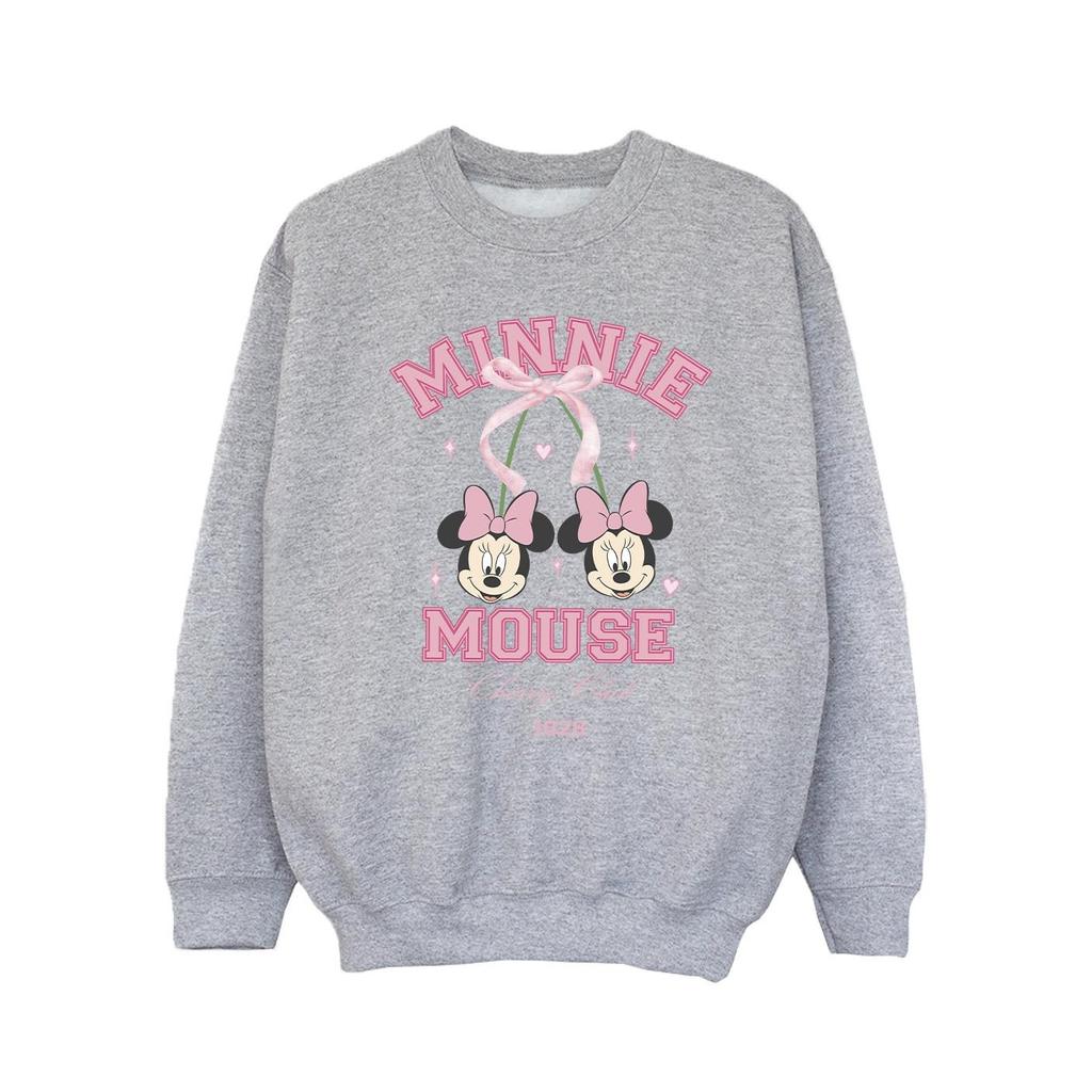 Disney Girls Cherry Club Minnie Mouse Sweatshirt