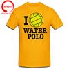 Funny Unisex T Shirts Unisex Novelty Tshirt I Love Waterpolo Cool T Shirt Unisex Cotton Tshirt Summer Brand TShirt Euro Size Tee Shirt