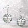 Disco Ball Earrings 20mm 70'S Disco Punk Earrings for Women Jewelry Gift for Women Party Jewelry