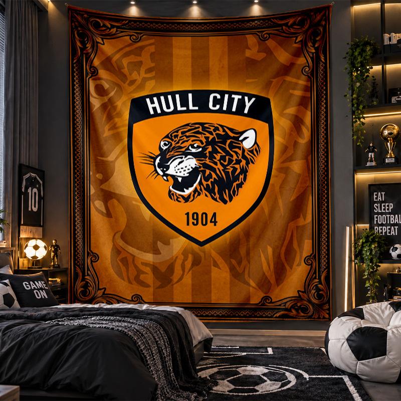 Wall Hanging Tapestry Hull FC Print Cloth for Living Room Bedroom Home Decor