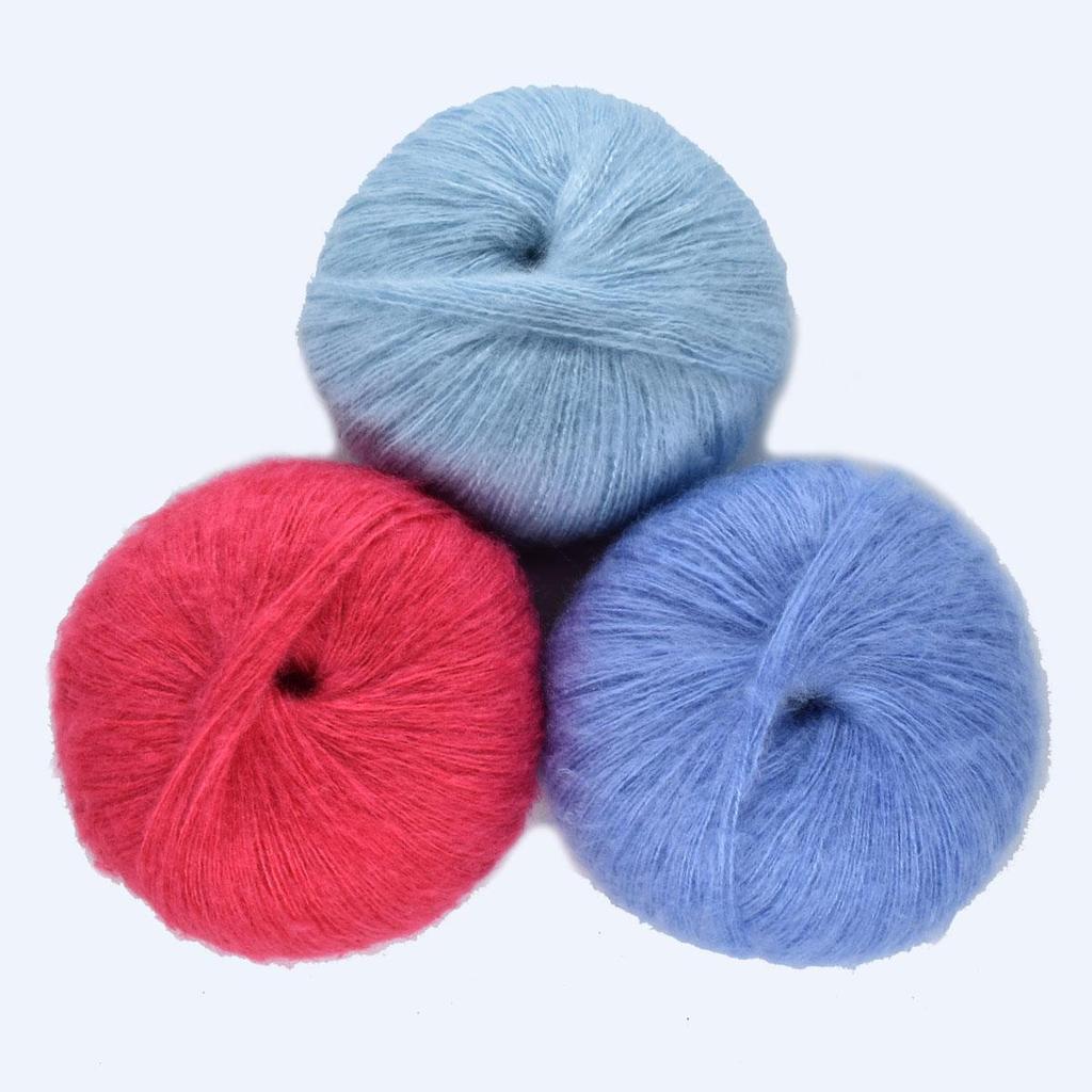 6pcs 300g/10.56oz Acrylic Chunky Yarn Multi-Colo Thick Knitting Crochet Yarn Vibrant DIY Yarn Bundle for Blankets Home Decor Machine Washable