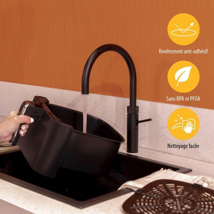 Airfryer tristar fr-6999 - 1,5 kg de frites - 10 programmes - fonction mémoire - plastique - noir - 6 l