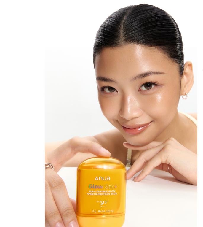 ANUA Zero Cast Daily Glow Finish Sun Stick 18g SPF50+ PA++++ Moisturizing Sun Stick
