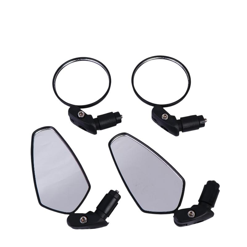 NEW 1/2Pcs Rearview Handlebar Mirrors Rotatable For Mountain Road Bike Motorcycle Bendable Hose Adjustable Rearview Mirror