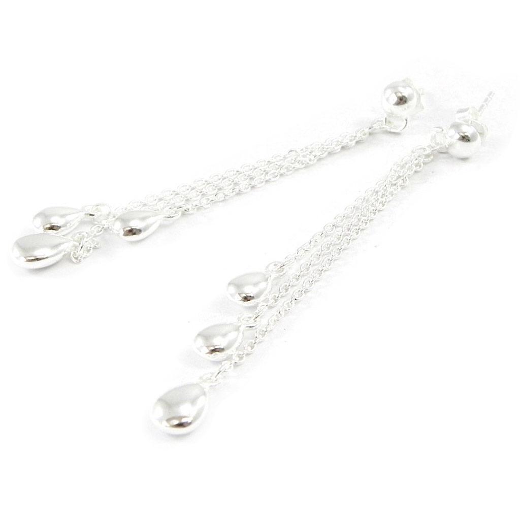 Les Trésors De Lily [G2092] - Boucles Argent 'Chorégraphie'