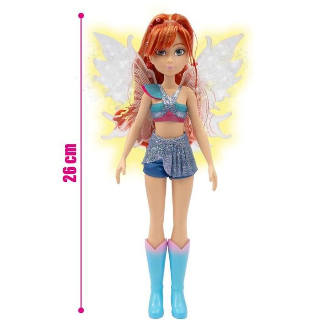 Poupée Winx avec ailes lumineuses - Bloom - 26 cm - Des 3 ans – WNX781