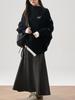 WESYONE Women's High Neck Irregular Cape Sweater - Autumn/Winter Knit Outerwear Top