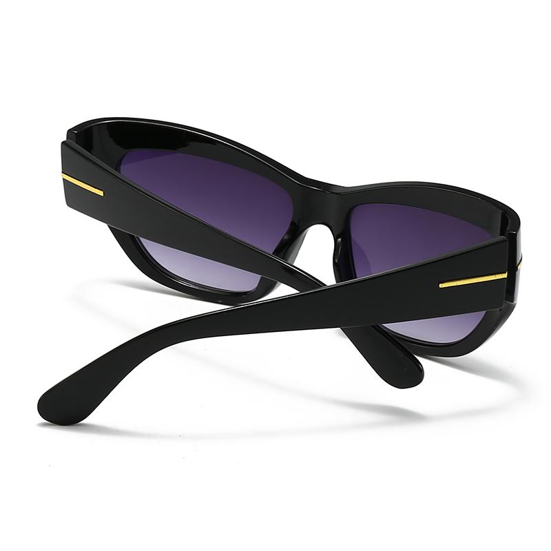 Foreign Trade  Modern Cat-Eye Sunglasses European And American Street Photography Ins Popular Model Square Sunglasses