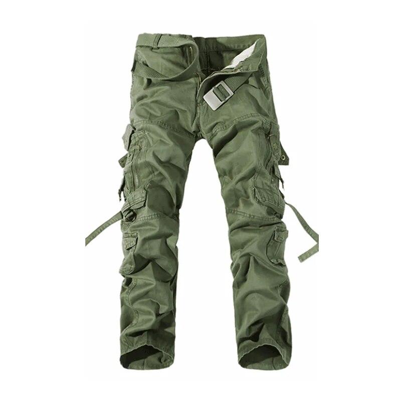 Men's Casual Pants Spring and Fall Outdoor Sports Pants Multi-pocket Cotton Work Pants