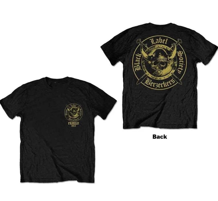 Black Label Society Berzerkers Black T shirt S