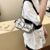 Multiple Pockets Bow Crossbody Bag Y2K Women Handbag Portable PU Leather Underarm Bag  Outdoor
