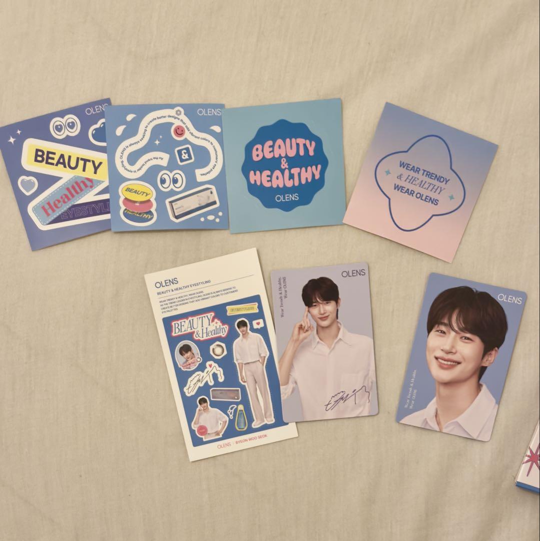 

[Б/У] Эксклюзивный корейский набор торговых карточек Бён У Сока