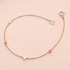 14K Gold Bracelet Chain Star