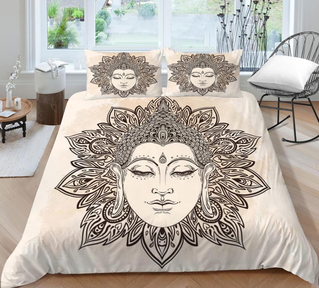 Bohemia Bedding Set Comforter Duvet Cover Soft Breathable Bed Suit Home Bedclothes 2/3pcs Luxury Polyester