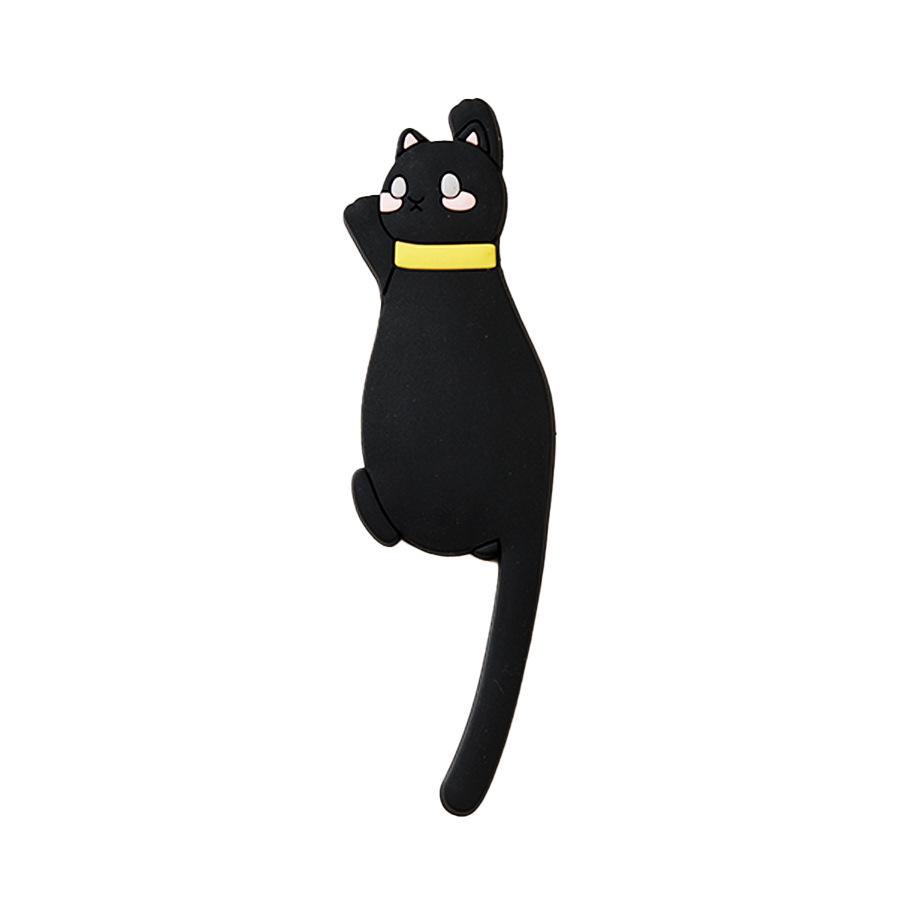 Strong Magnetic Cat Tail Fridge Magnet Hook - Creative Japanese Cartoon Design