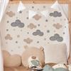 Starry Cloud Warm Wall Stickers Children'S Room Kindergarten Decoration Wallpaper Self-Adhesive Pvc Stickers